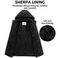 WenVen Men's Winter Coat Hooded Puffer Coat 