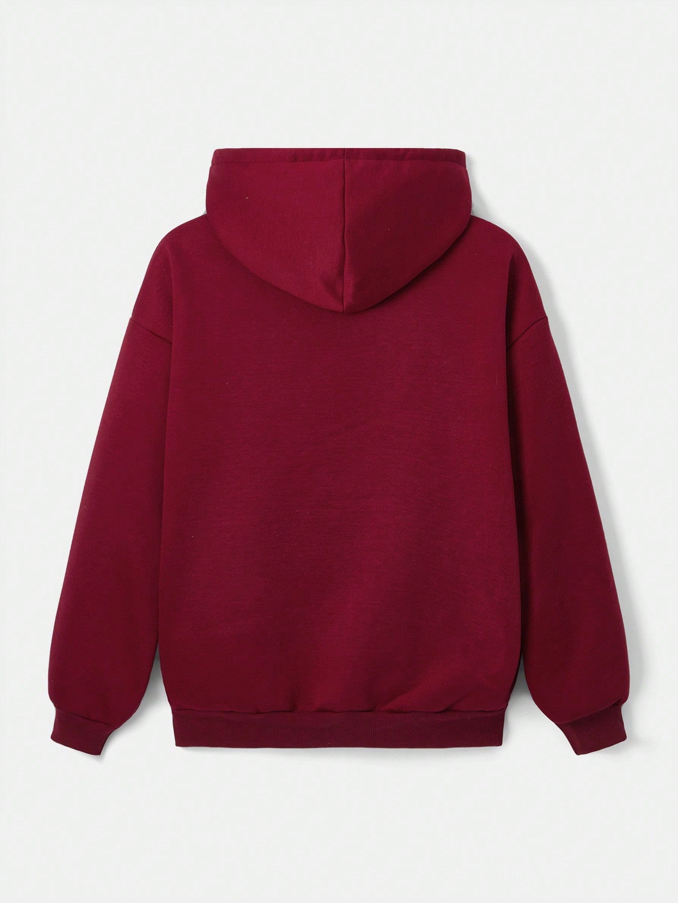 Drawstring Hooded Thermal Lined Sweatshirt 