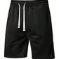 7pcs Solid Color Drawstring Waist Casual Shorts 