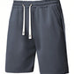 7pcs Solid Color Drawstring Waist Casual Shorts 