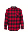 Vintage Brushed Flannel Long Sleeve Shirt 