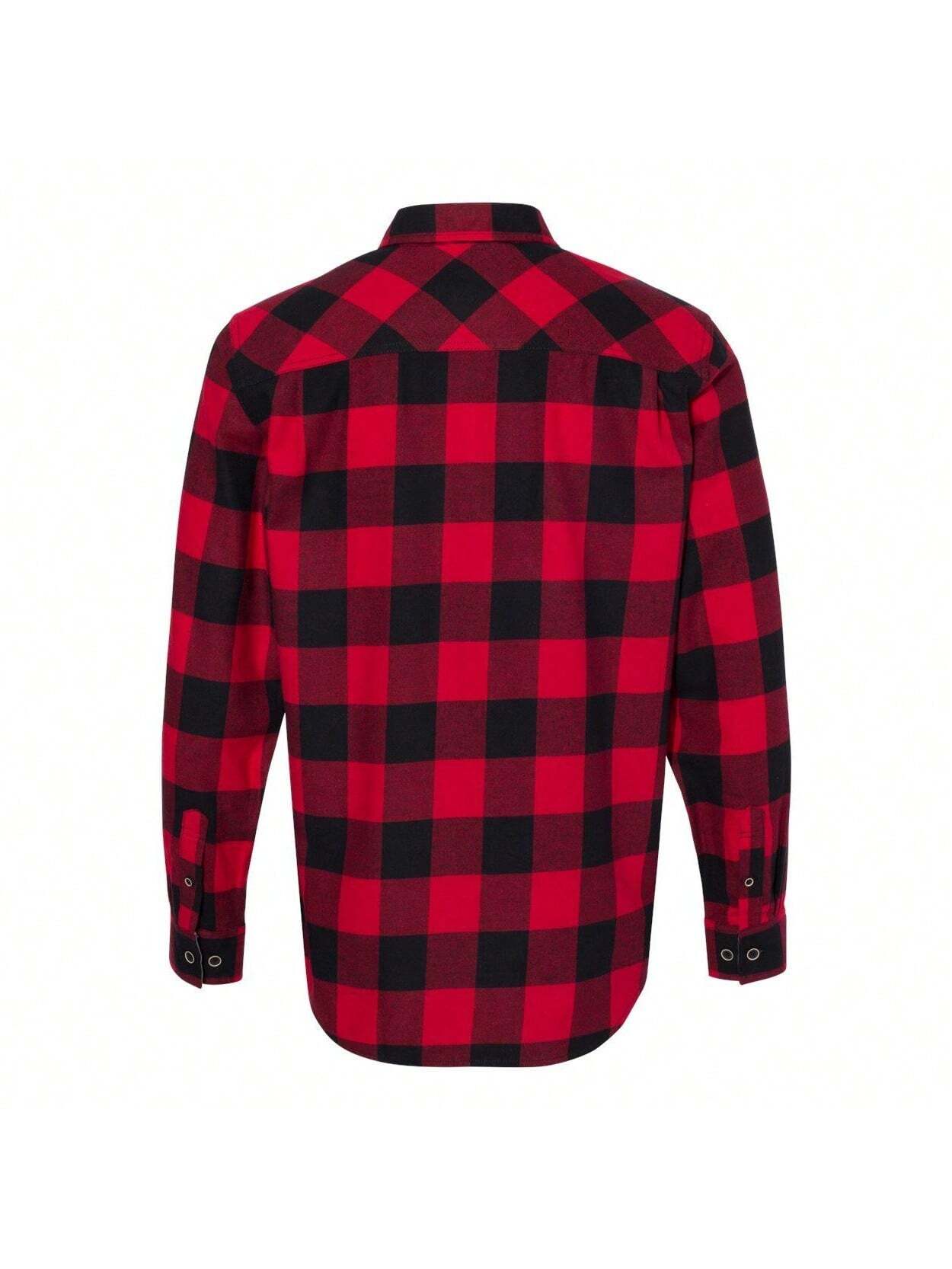 Vintage Brushed Flannel Long Sleeve Shirt 