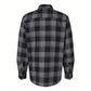 Burnside Perfect Flannel Work Shirt (Grey- Black) 