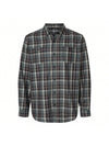 Burnside Perfect Flannel Work Shirt (Grey- Ecru) 