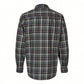 Burnside Perfect Flannel Work Shirt (Grey- Ecru) 