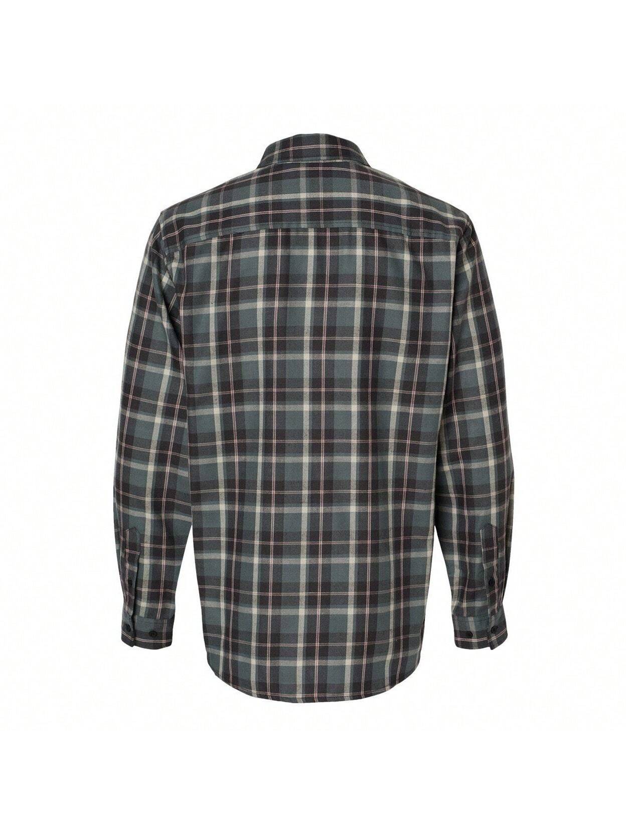 Burnside Perfect Flannel Work Shirt (Grey- Ecru) 