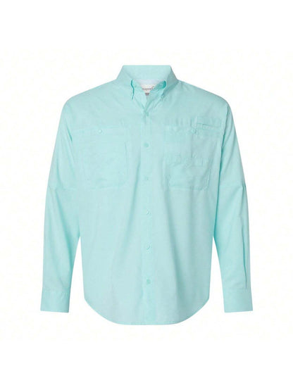 Paragon Kitty Hawk Long Sleeve Shirt (Aqua Blue) 