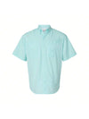 Paragon Hatteras Short Sleeve Aqua Blue Shirt 