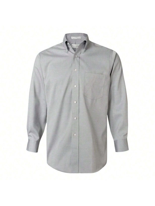 Van Heusen Oxford French Grey Shirt 