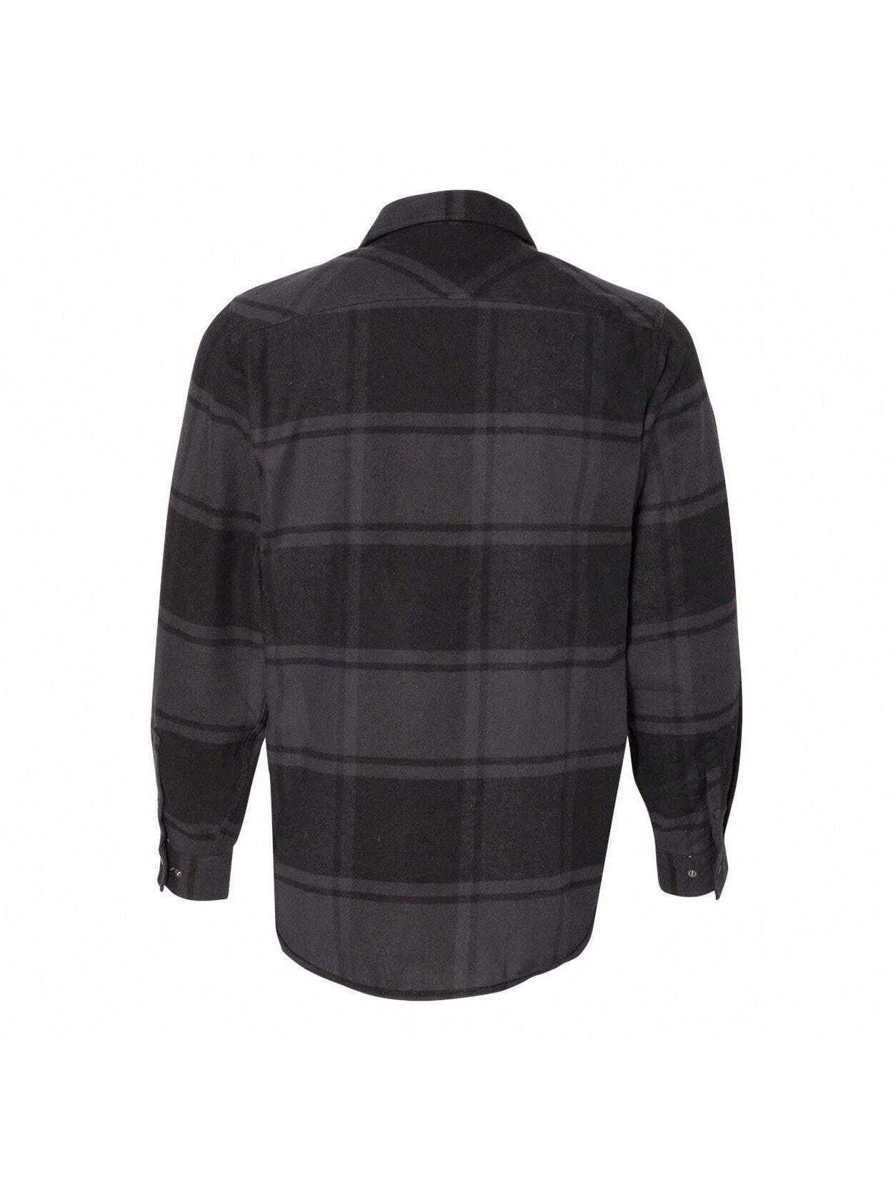 Long Sleeve Plaid Flannel Shirt 