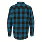 Burnside Long Sleeve Flannel Shirt (Blue-Buffalo) 