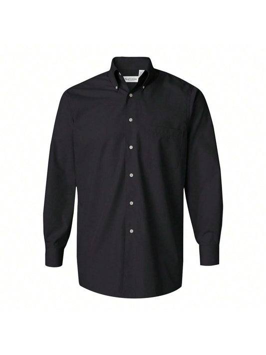 Van Heusen Silky Poplin Shirt (Black) 