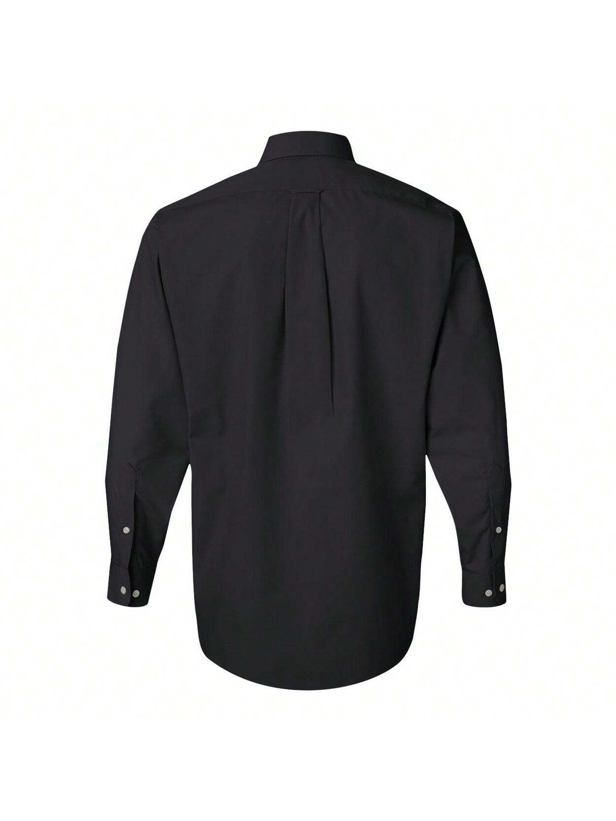 Van Heusen Silky Poplin Shirt (Black) 