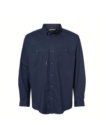 DRI DUCK Craftsman Woven Shirt (Deep Blue) 