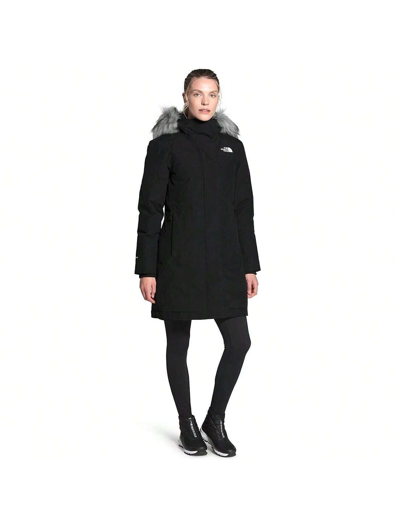 The North Face Arctic Black Full Zip Parka Jacket 