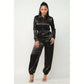 Front Zipper Pockets Top And Pants Jumpsuit 