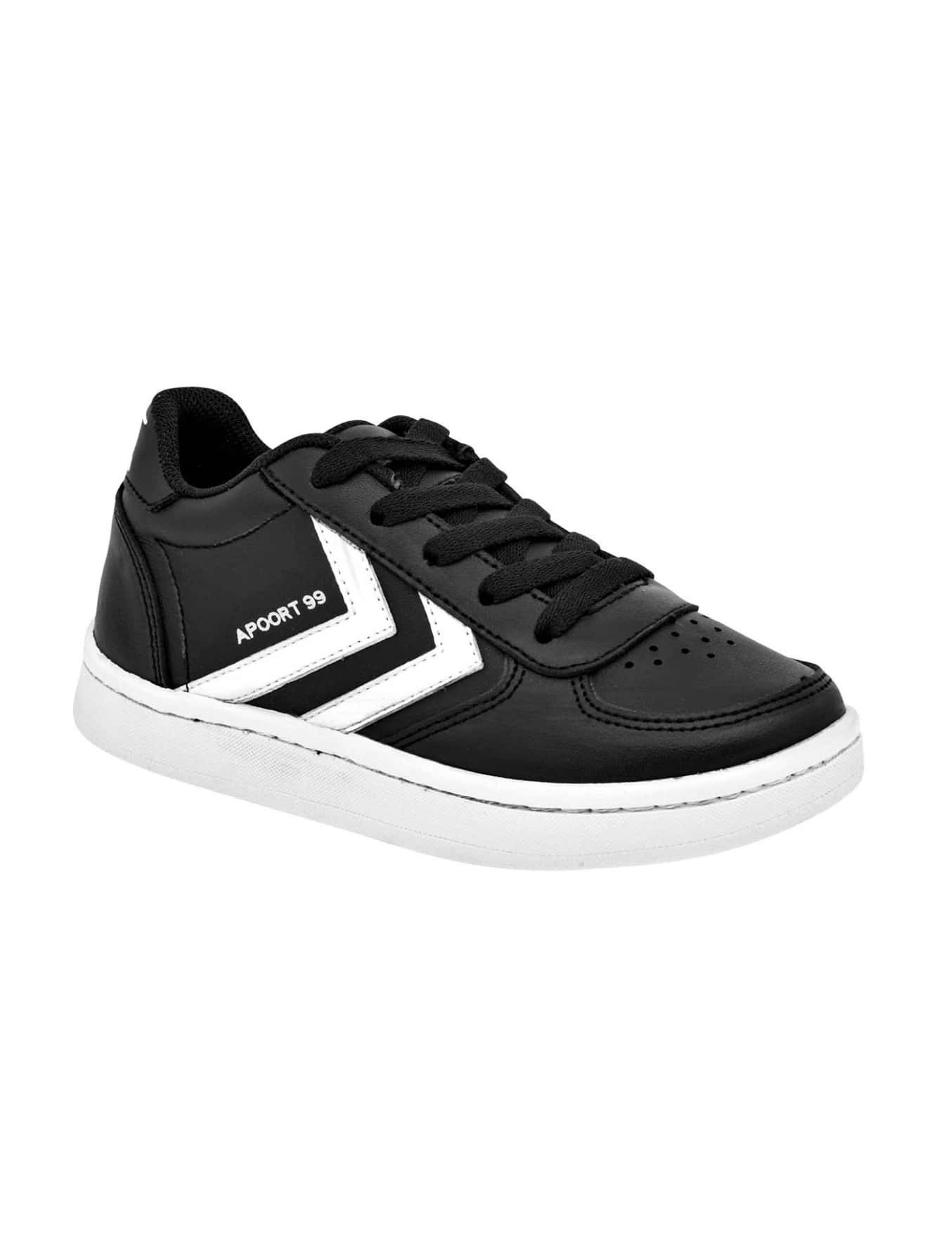 Apoort Black White Men's Urban Sneakers 