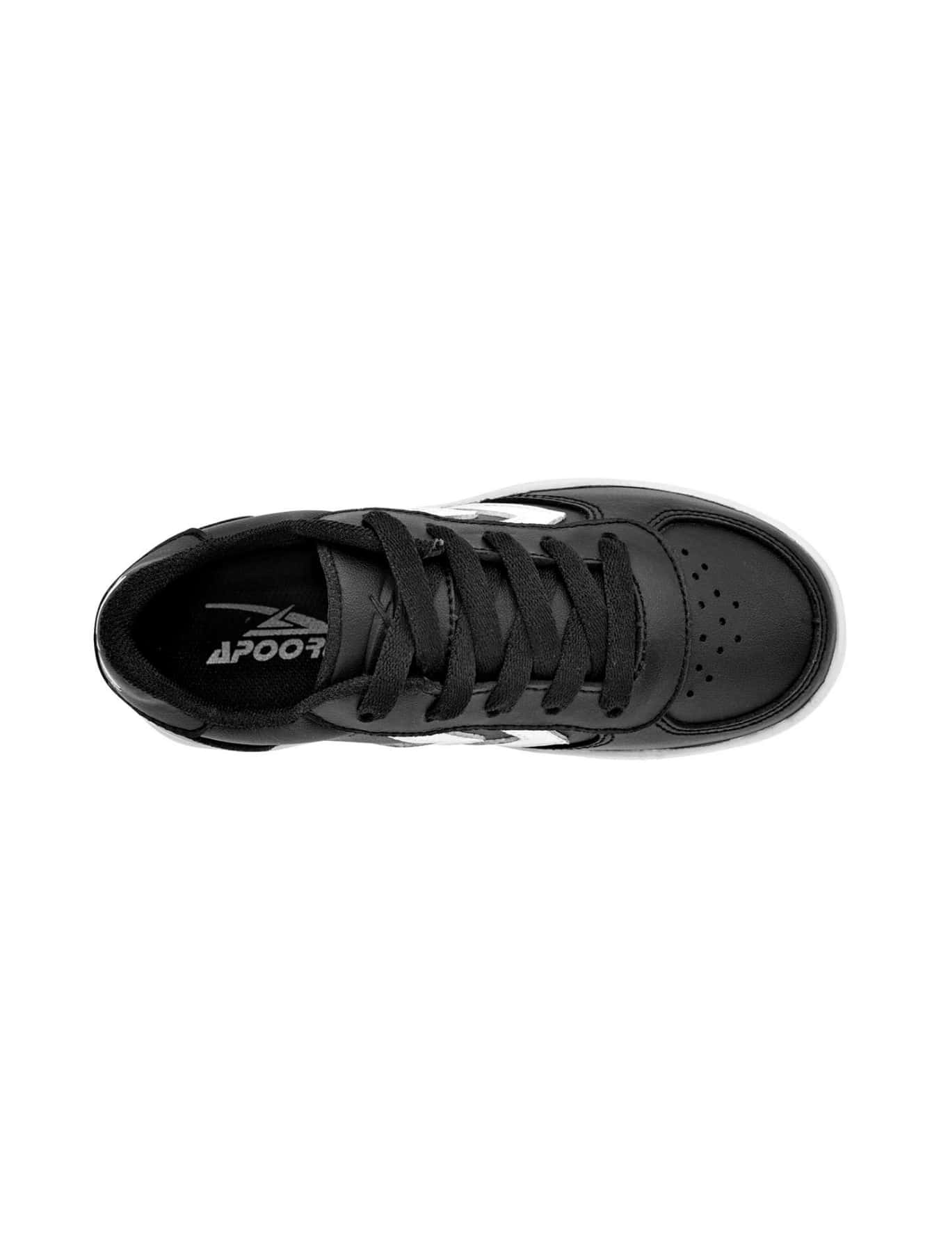 Apoort Black White Men's Urban Sneakers 