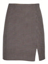 LUCY PARIS Dani Houndstooth Skirt 