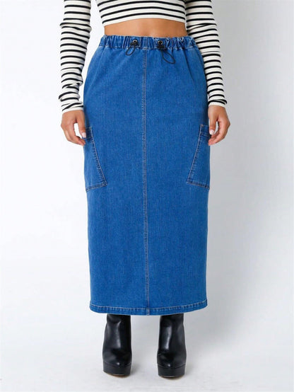 Pulcher Vestis  Parachute Denim Skirt 