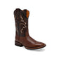 No Zipper Brown Texas Cowboy Boots 