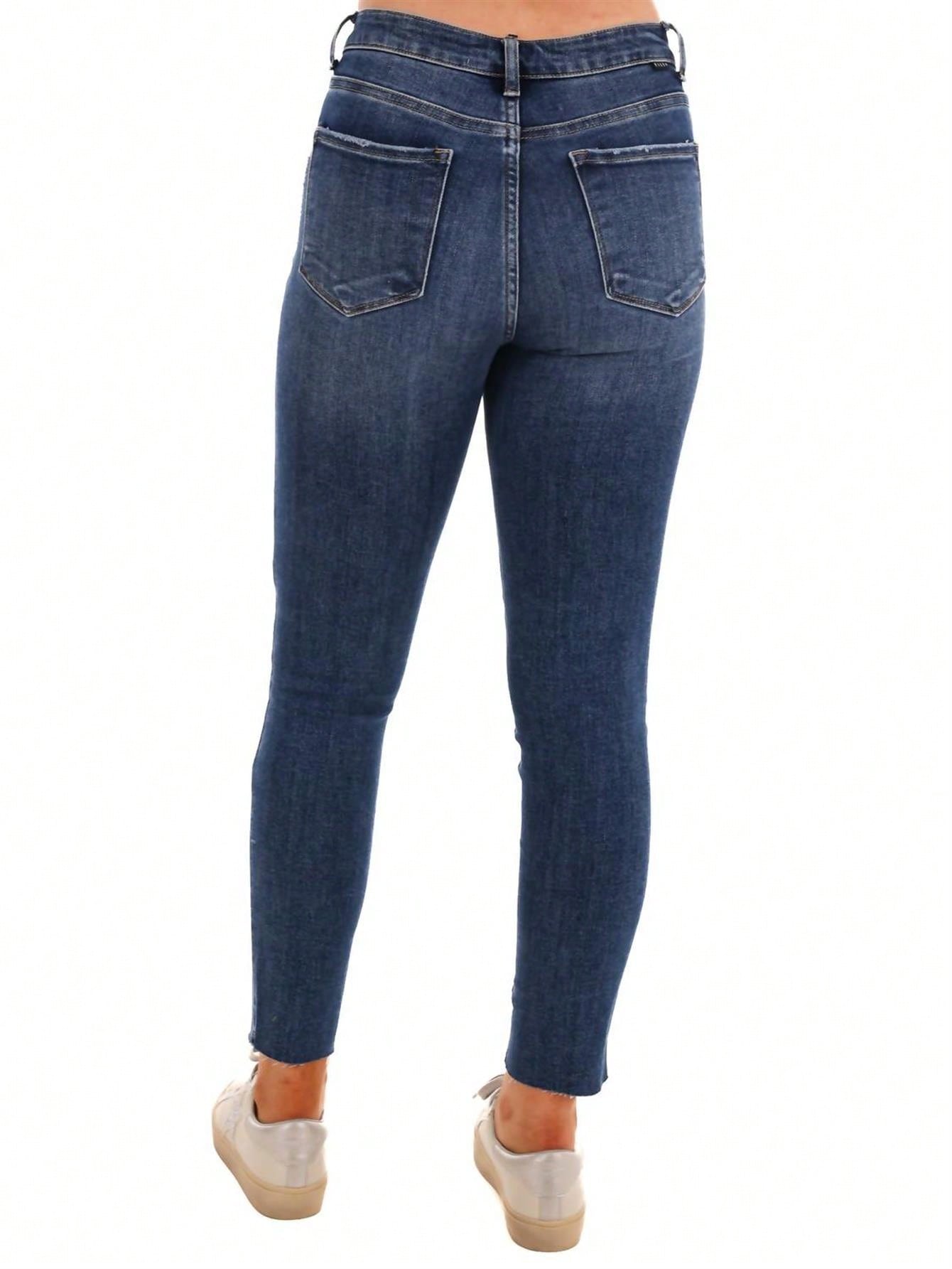 RISEN  Crossover Ankle Skinny Jeans 