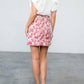 THML Flower Print Pink Skirt 