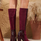 Over-The-Knee High Heel  Zipper Boots 