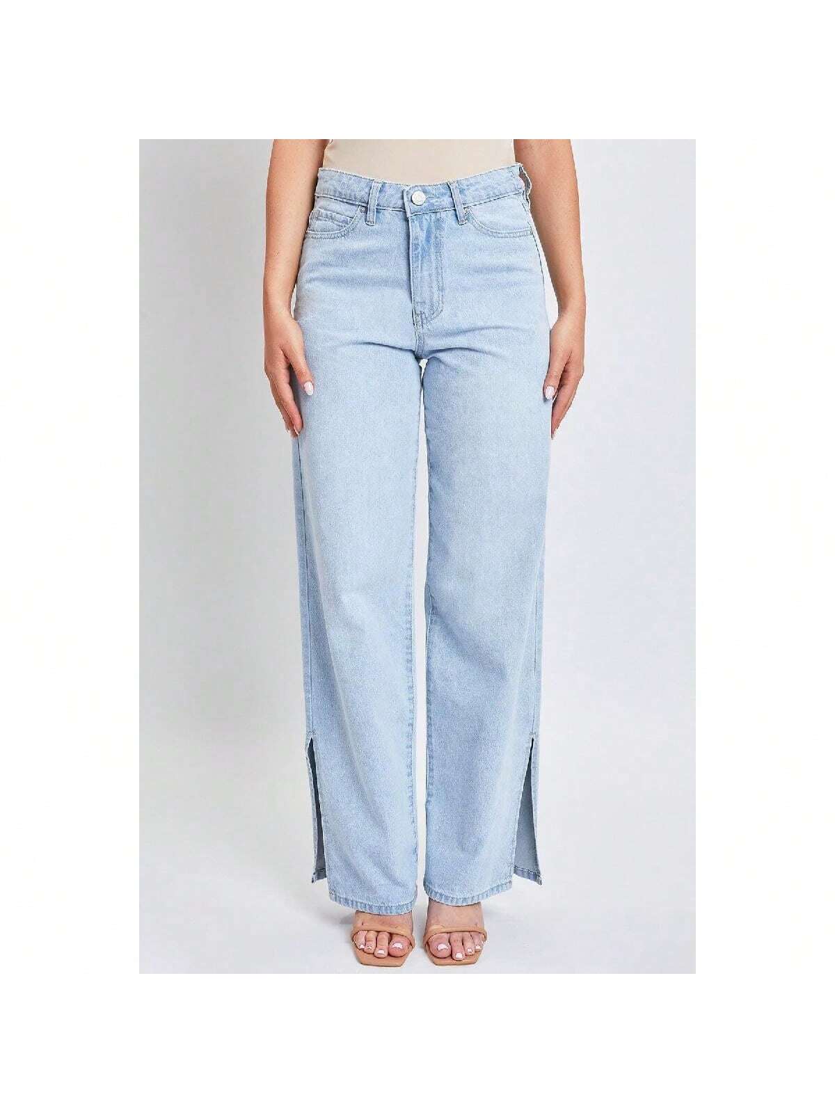 Women's Dream 90s Straight Leg Slit Jeans 