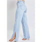 Women's Dream 90s Straight Leg Slit Jeans 