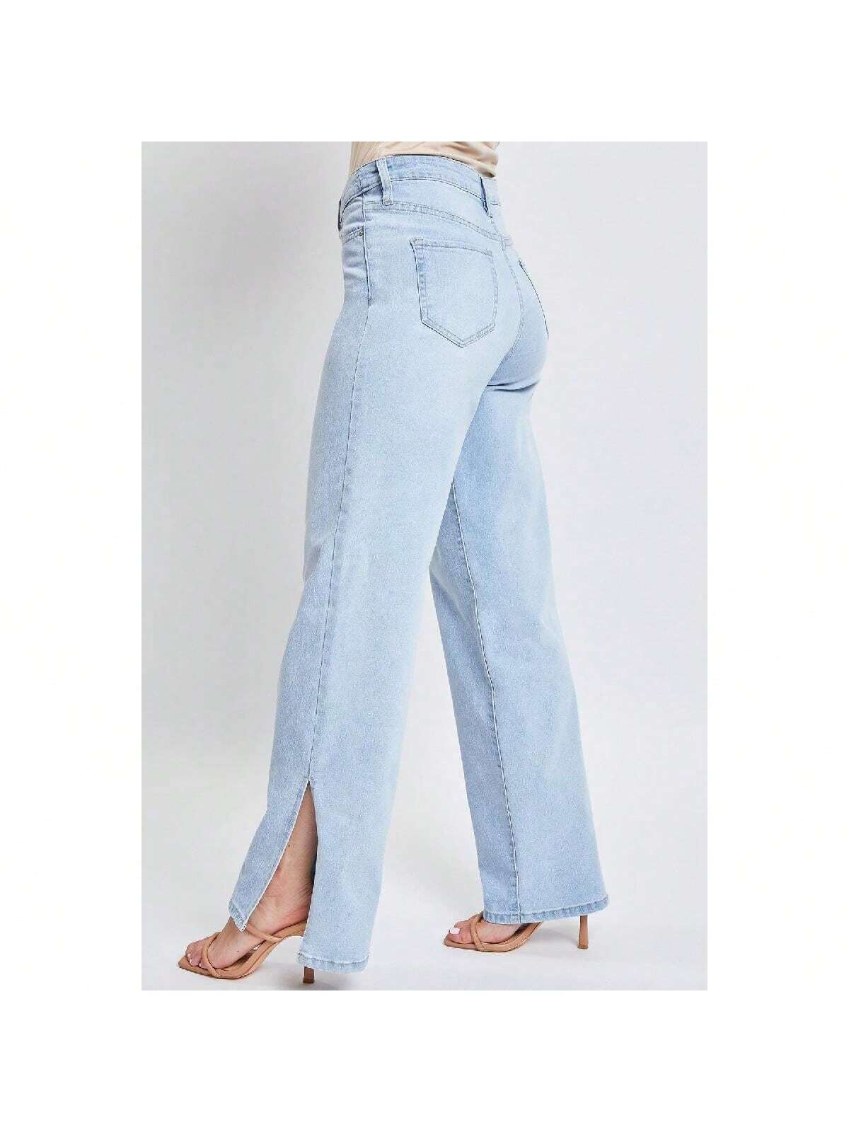 Women's Dream 90s Straight Leg Slit Jeans 