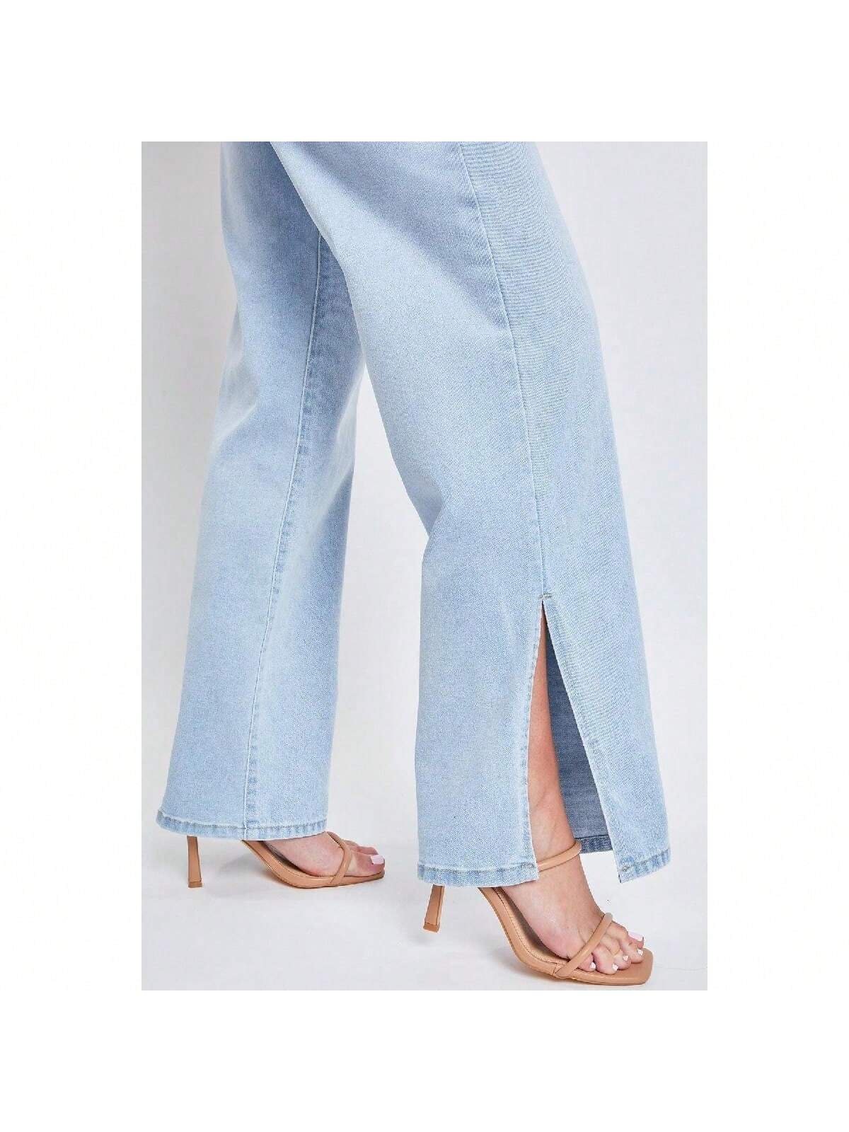 Women's Dream 90s Straight Leg Slit Jeans 