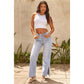 Women's Dream 90s Straight Leg Slit Jeans 