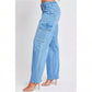 Women's Skater Cargo Wide Leg Jeans 