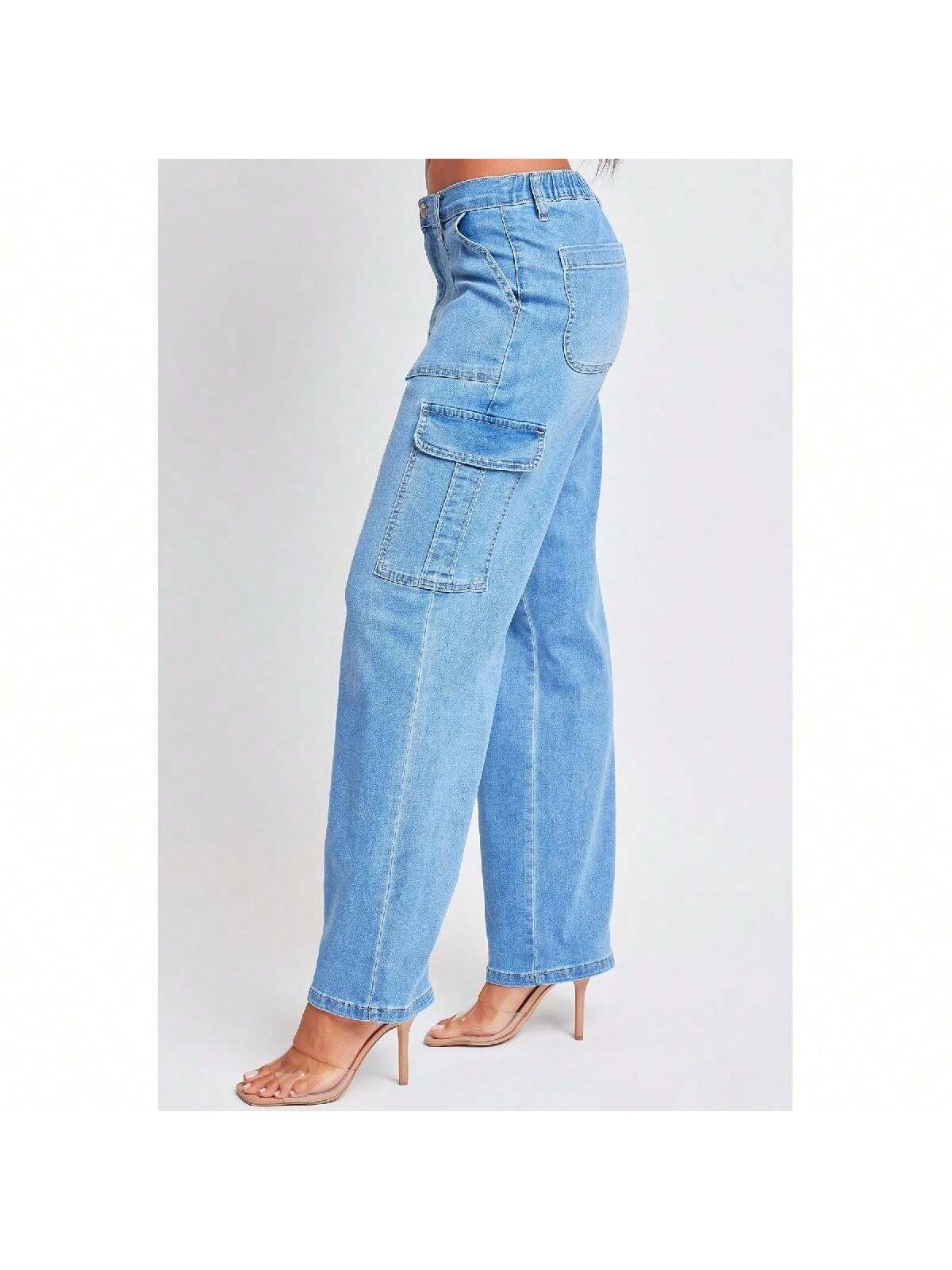 Women's Skater Cargo Wide Leg Jeans 