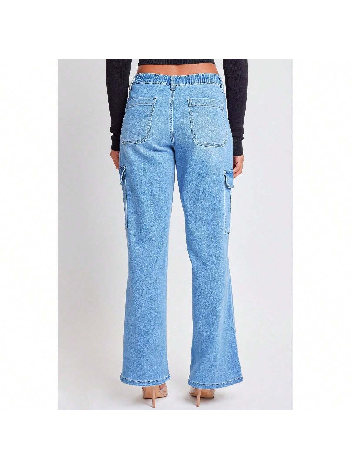 Women's Skater Cargo Wide Leg Jeans 