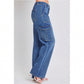 Women's Skater Cargo Wide Leg Jeans 