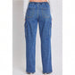 Women's Skater Cargo Wide Leg Jeans 