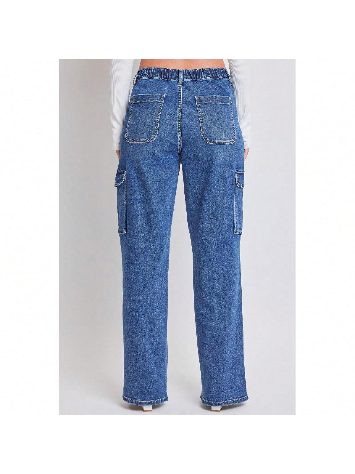 Women's Skater Cargo Wide Leg Jeans 