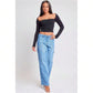 Women's Skater Cargo Wide Leg Jeans 