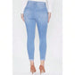 Tummy Control 2 Button Rolled Cuff Jeans 