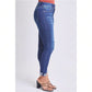 Tummy Control 2 Button Rolled Cuff Jeans 