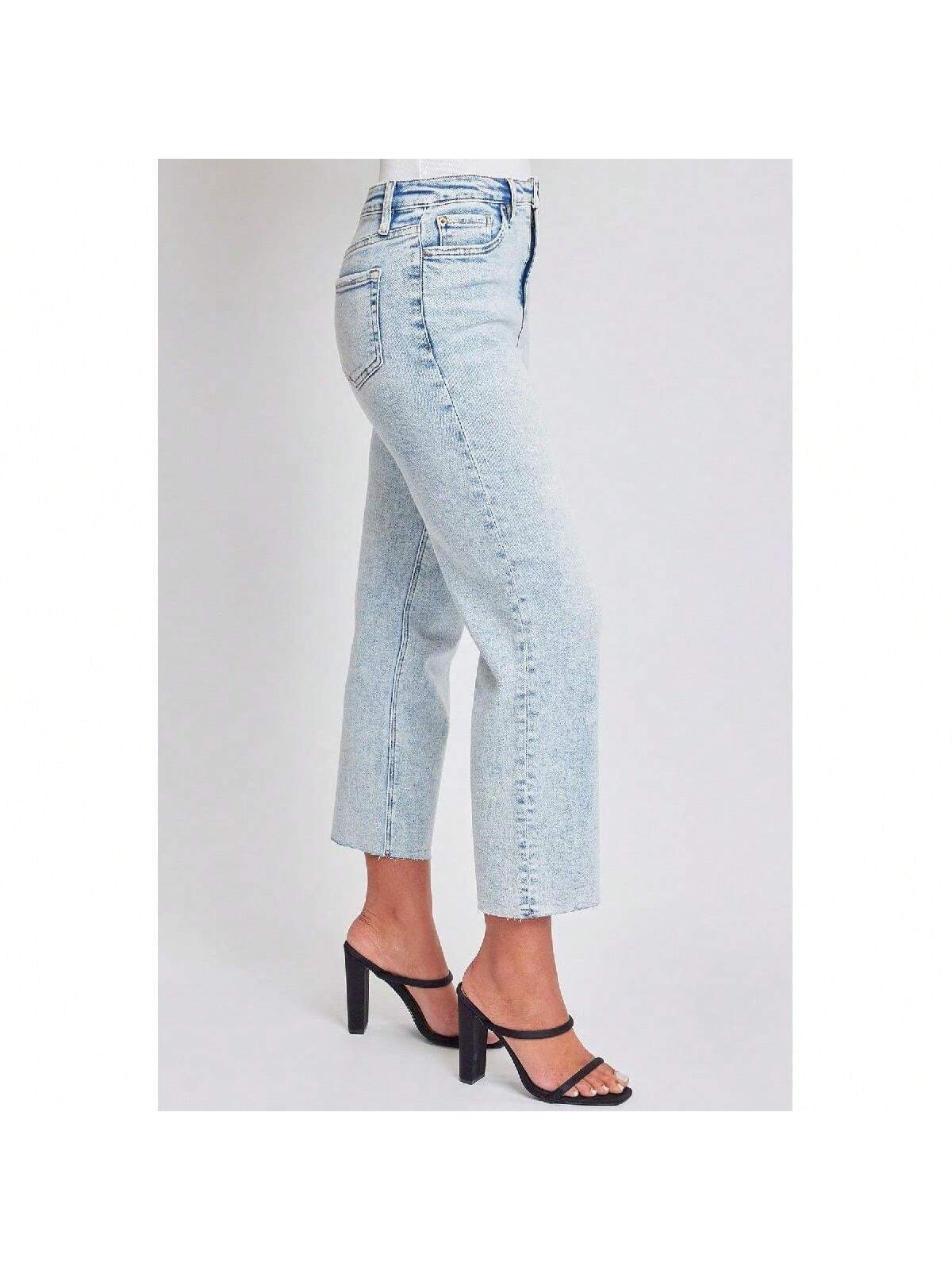 Women's Cropped Straight Leg Jeans 