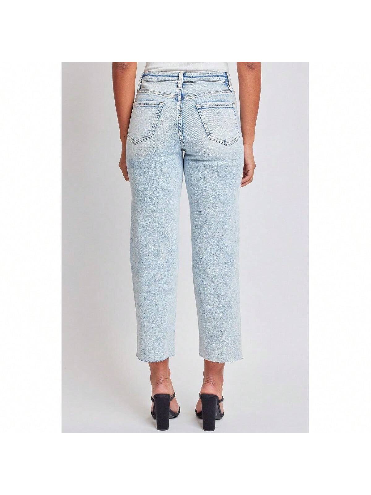 Women's Cropped Straight Leg Jeans 