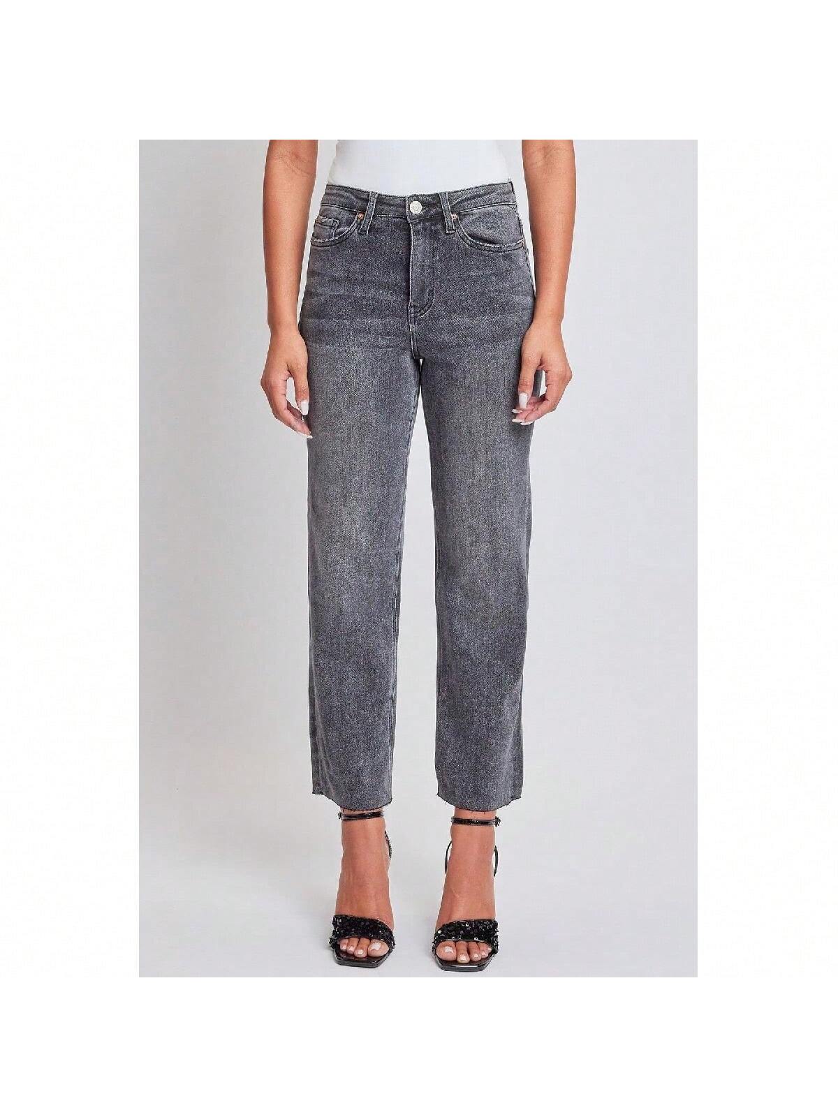 Women's Cropped Straight Leg Jeans 