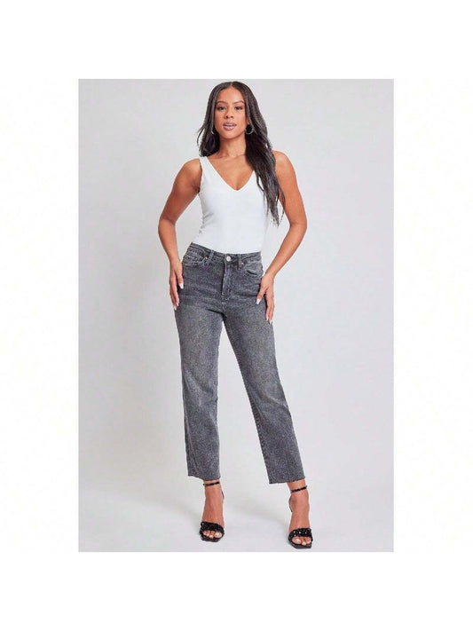 Women's Cropped Straight Leg Jeans 