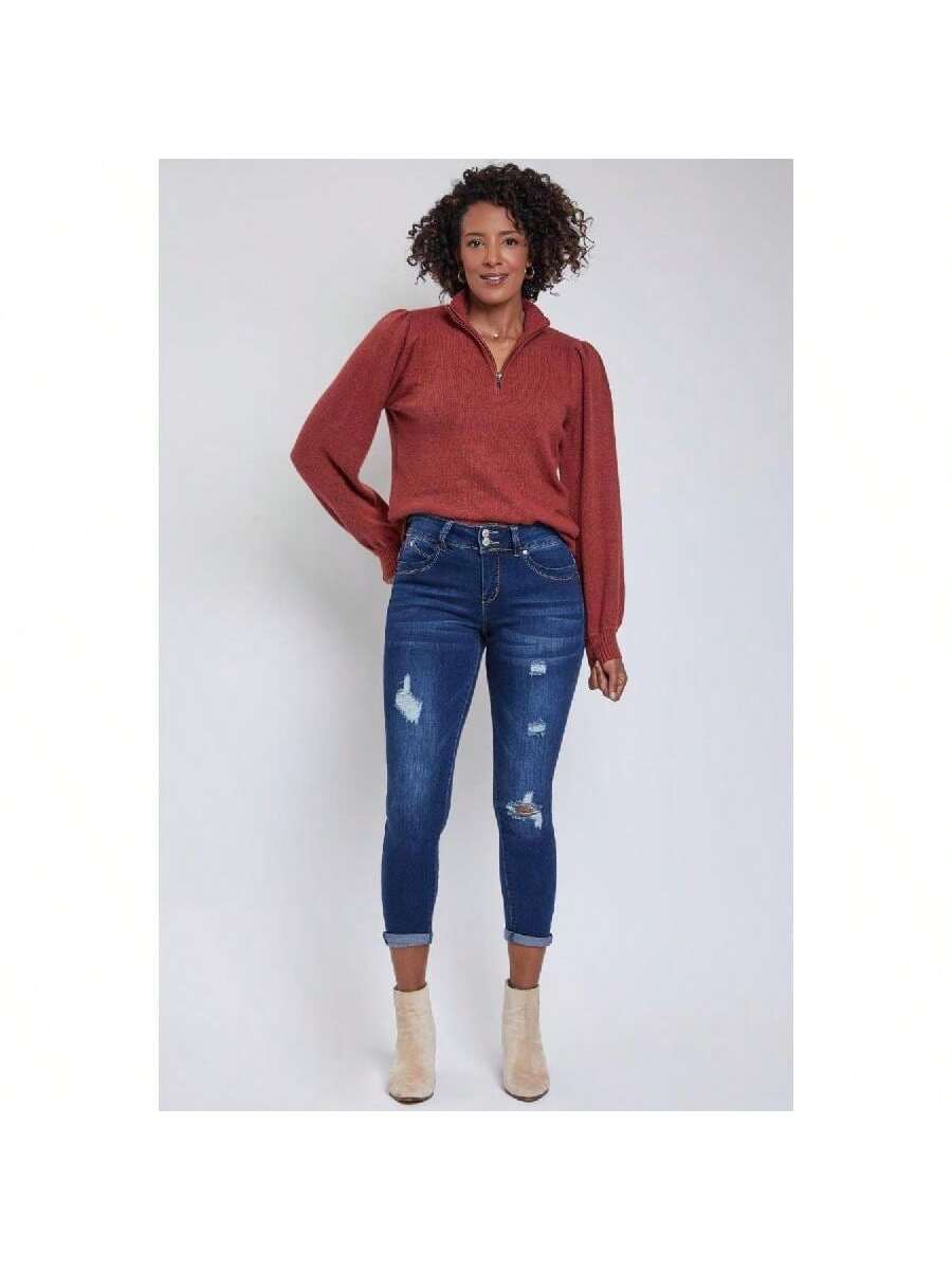 Wanna Betta Butt Cuff Ankle Jeans 