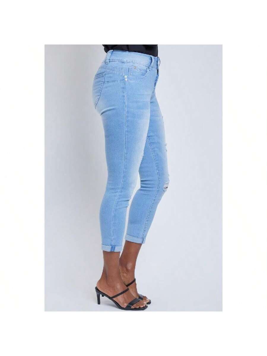 Wanna Betta Butt Cuff Ankle Jeans 