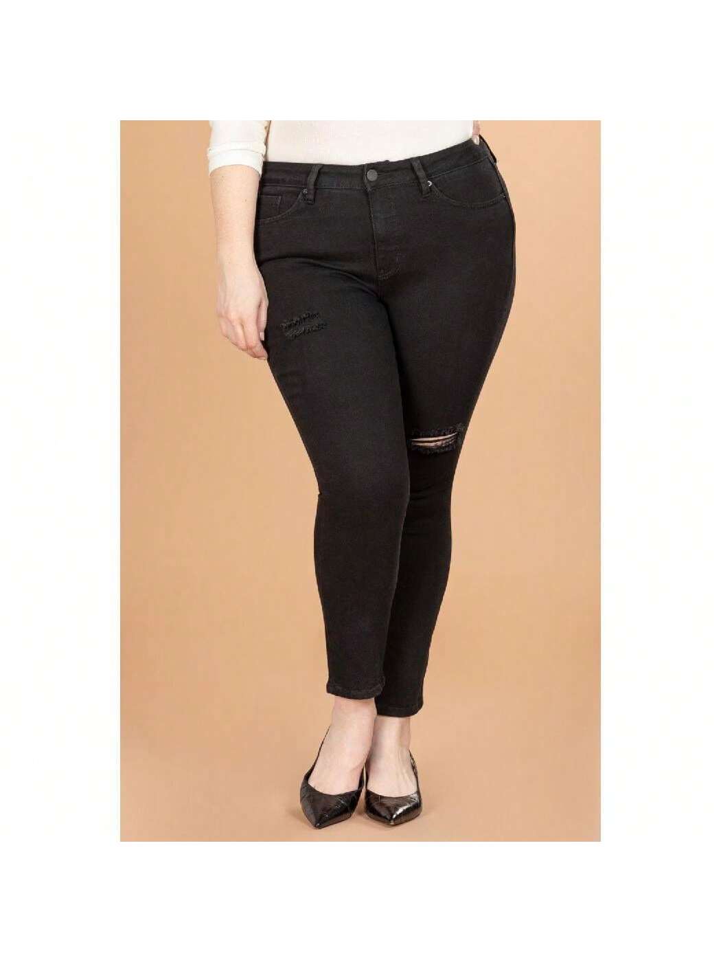 Plus Size Vintage Dream High Rise Ankle Jeans 