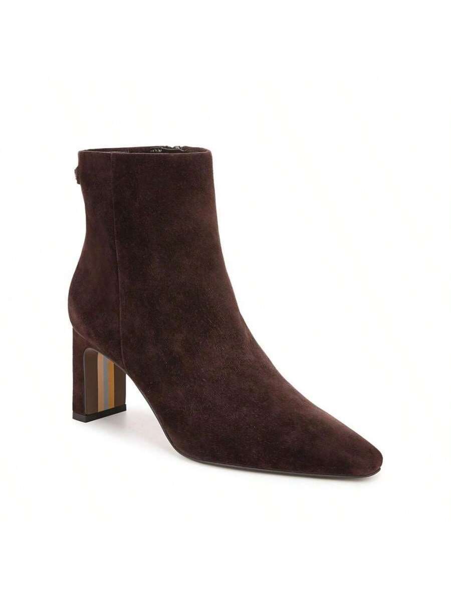 Sam Edelman Saige Ped Toe Mid Heel Ankle Booties 